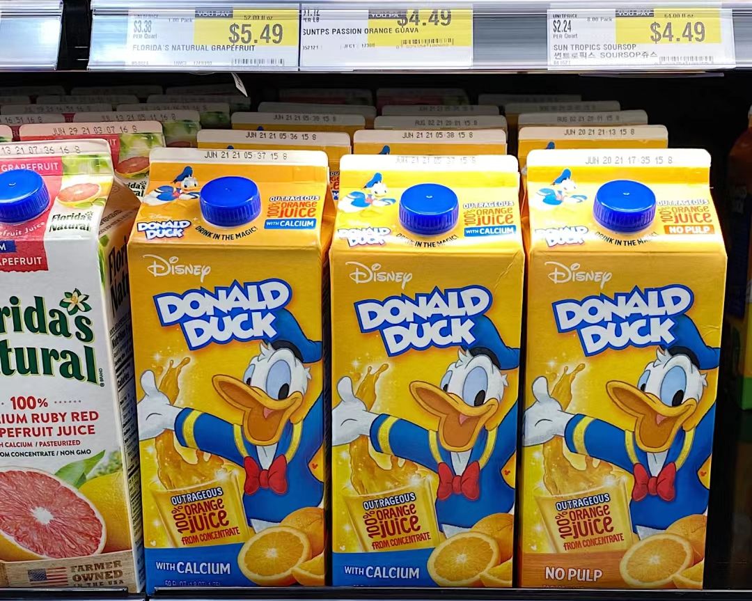 donald duck orange juice​